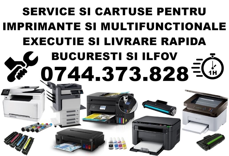 Reparatii imprimante in aceeasi zi, reparatii urgent